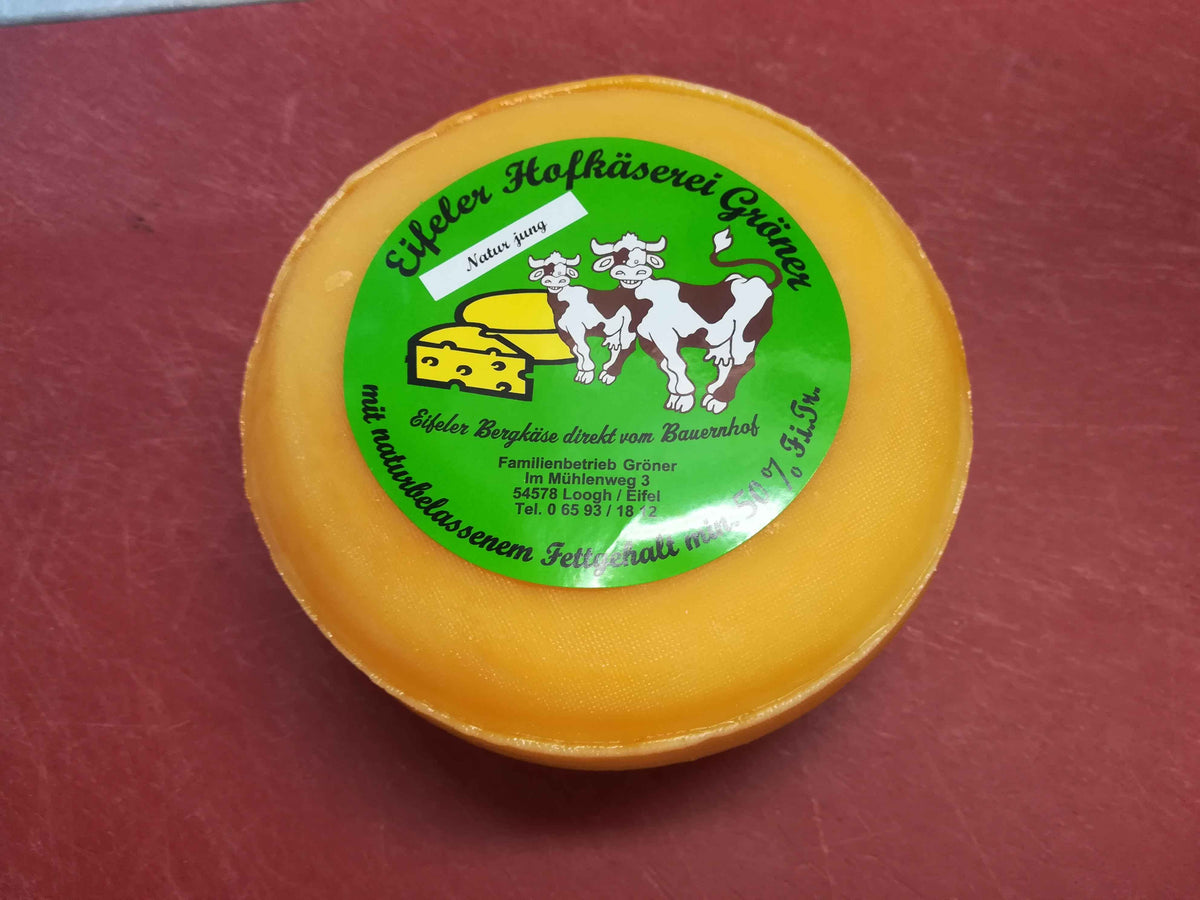012 Eifeler Bergkäse Natur Jung ca. 1 kg Laib