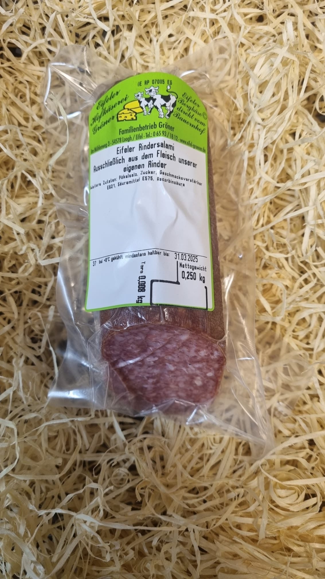 330 Eifeler Rindersalami ca. 250gr.