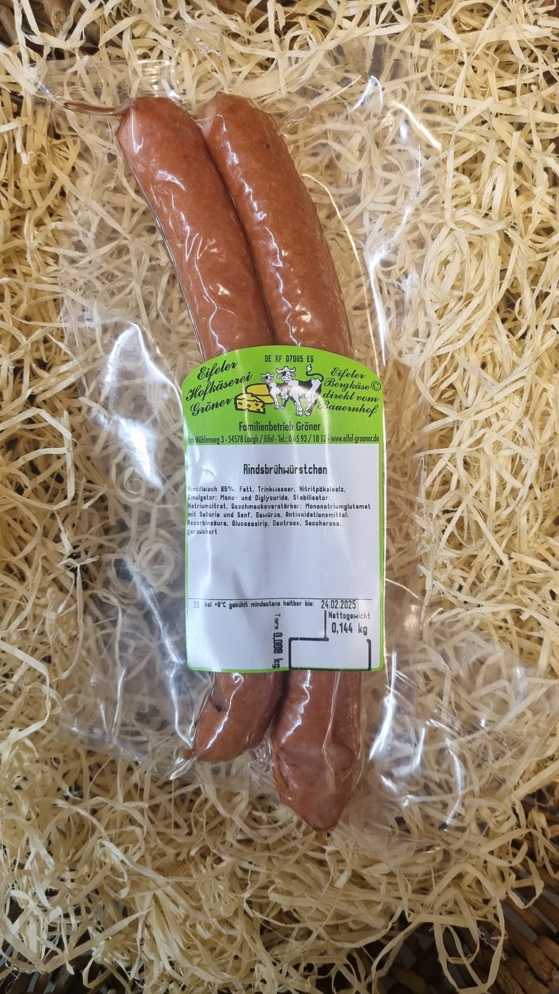 310 Eifeler Siedewurst vom Rind ca. 200gr.