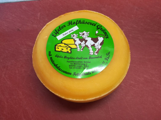 012 Eifeler Bergkäse Natur Jung ca. 1 kg Laib